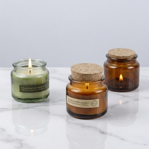 Bouteille <span class=keywords><strong>en</strong></span> <span class=keywords><strong>verre</strong></span> de 100 ml avec bouchon <span class=keywords><strong>en</strong></span> liège pour bougies de soja, <span class=keywords><strong>mini</strong></span>-récipients <span class=keywords><strong>en</strong></span> gros avec couvercle <span class=keywords><strong>en</strong></span> liège - Product Image 4