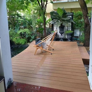 Dalles de <span class=keywords><strong>terrasse</strong></span> en bois composite moderne de 18 mm, lisses, antidérapantes, écologiques, imperméables, imitation bois, pour jardin, <span class=keywords><strong>terrasse</strong></span>, plancher - Product Image 3