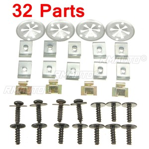 ชุดคลิปยึดแผ่นปิดใต้ท้องเครื่องยนต์ 1 ชุด สำหรับ VW Golf MK4 และ Audi A3 Bora - Product Image 1