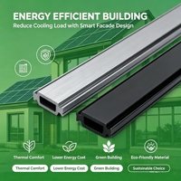 Çok Bölmeli Isı Yalıtım Bandı PA66 GF25 Alüminyum Sistem Pencereleri için Yangına Dayanıklı Optimize Edilmiş Termal Performans