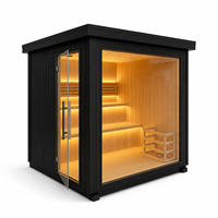 Ruang Sauna Kayu Inframerah Ukuran Kustom OEM untuk Spa Rumah Tangga, Salon, dan Berbagai Penggunaan Komersial Luas