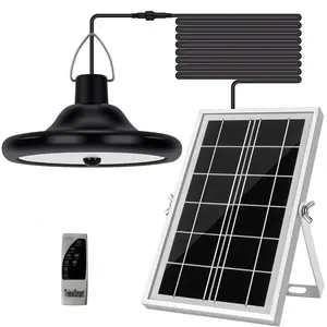 TviewSmart Solar Pendant Light Motion Sensor 56 LEDs, 4 Modes 6 Brightness Lighting Apparatus, Namely, Lighting Installations