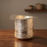 Refroidisseur à vin de luxe réutilisable et portable en métal – Accessoire de bar