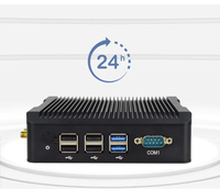 PC Industrial sin Ventilador Intel N5095/N5105 2*RJ45 LAN DDR4 16GB RAM 256 512GB SSD USB3.0*4 WiFi Windows/Linux Mini PC Industrial