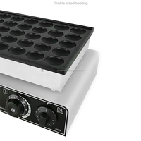 Machine à crêpes électrique antiadhésive 50 trous pour crêpes, muffins, gaufrier, mini machine à crêpes à soufflé commerciale