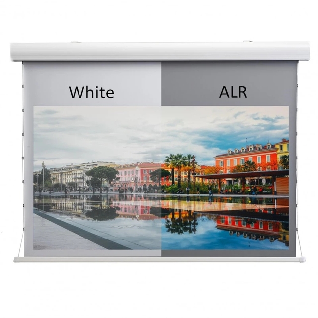 120 Inch Alr Ust Projection Screens in Ceiling or Wall Mount Matte White Home Cinema Motorized Projector Screens