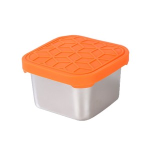 Stainless Steel 6 oz Leak Proof BPA Free Food Grade Kids Snack Containers Silicone Lid for Toddler <b>Lunch</b> <b>Box</b> <b>School</b> - Product Image 1