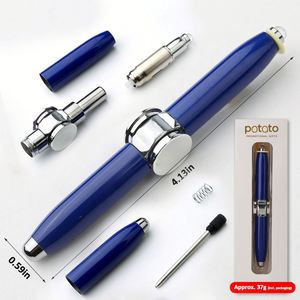 Stylos à bille multifonctions LED personnalisés en métal, vente chaude, cadeau promotionnel avec une largeur d'écriture de 1,0 mm, portables - Product Image 2