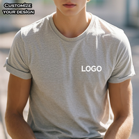 Camisetas de Color Sólido al por Mayor de Fábrica, Camisetas con Logotipo Gráfico Impreso Personalizado, Diseño de Camiseta Sublimada, Camisetas Blancas para Hombre de Talla Grande