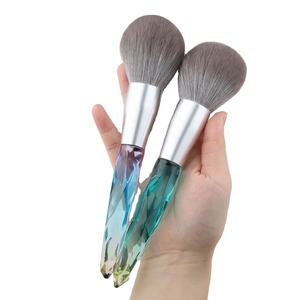 HQ Mixed Proc Discount Wholesale Hot Sale Personalized Crystal Handle Powder Brush Blush Brush for Makeup - Product Image 2