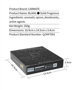 Diffuseur d'air automobile solide personnalisé Carmate pour hommes, parfum de voiture JDM, parfum durable de 90 jours, élimination des odeurs, plastique durable - Product Image 5
