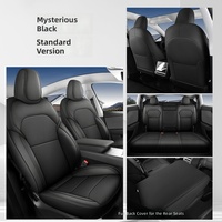 Housses de siège de voiture en cuir Nappa, ensemble complet, ajustement universel pour Tesla Model 3 Highland & Model Y Juniper 2016-2026