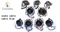 Tambour de câble vide avec connecteur XLR, gaine en PVC et blindage combiné pour application haut-parleur
