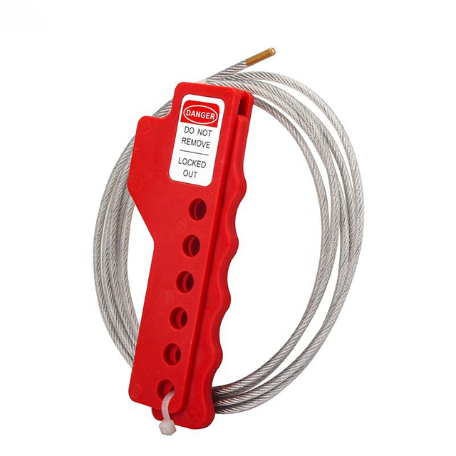 Elecpopular Self-Locking Cable Squeezer Key Multipurpose Insulated Cable Lockout Plastic Handle for Managing Lock Points