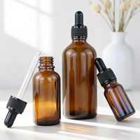 Prix d'usine – Flacon vide en verre pour huile fine, cosmétiques et essences, 5ml, 10ml, 15ml, 20ml, 30ml, 50ml, 100ml