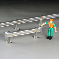 Barrière de sécurité routière en acier flexible en forme de W, barrière anti-collision, utilisation sur le marché de Singapour, barrière de sécurité routière en acier galvanisé à chaud en forme de W