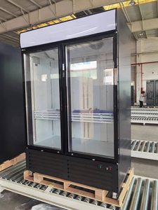 Réfrigérateur en verre sans gel Réfrigérateur Réfrigérateur extérieur pour boissons Réfrigérateur vitrine Chine Refroidisseur commercial - Product Image 2