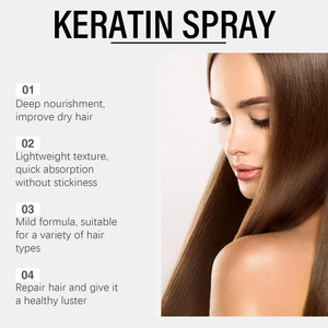 Premium Leave-In Hydrating Hair Mist Spray para cabello seco y encrespado Anti-Frizz Tratamiento suavizante y nutritivo - Product Image 4