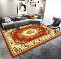 Tapis rétro en velours cristal épais pour chambre et salon, vente en gros