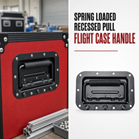 Gagang Tarik Tersembunyi Berpegas Lipat dari Logam untuk Kabinet Speaker dan Flight Case