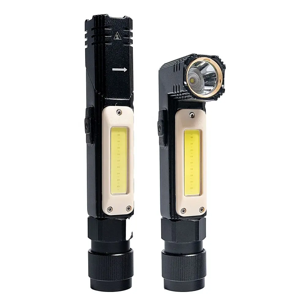 Multifunctional Outdoor Work Light Flashlight Led Rechargeable Flashlight Waterproof Portable Torch Magnetic Flashlight