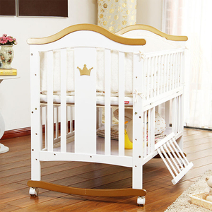 Cuna de Madera Maciza Desmontable de Venta Directa de Fábrica - Product Image 1