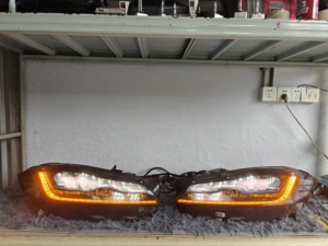 Faros LED Plug and Play para <span class=keywords><strong>Jaguar</strong></span> <span class=keywords><strong>F</strong></span>-<span class=keywords><strong>PACE</strong></span> <span class=keywords><strong>X761</strong></span> 2019, Versión Alta, con Función AFS, Sin Programación, Sin Códigos de Error - Product Image 4
