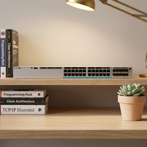 Commutateur d'entreprise d'origine C9300-24UX-E, stock original, commutateur Ethernet 24 ports Network Essentials - Product Image 1
