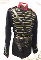 Veste uniquement, style Napoléon des années 1700, veste de hussard antique à tressage, fabrication de haute qualité du Pakistan, vestes pour hommes