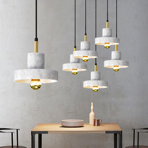 โคมไฟห้อยเพดานหินอ่อนสไตล์นอร์ดิกมินิมอลโมเดิร์นธรรมชาติ สำหรับร้านอาหาร บาร์ คาเฟ่ โชว์รูม - Product Image 2