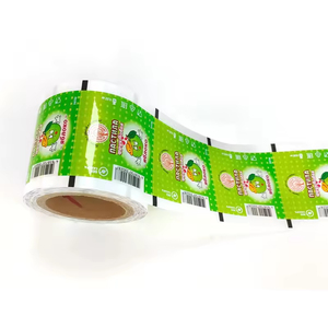 Rollo de Película de Embalaje Laminado de Plástico Flexible Impreso Personalizado, Precio de Fábrica, Rollo de Película para Envasado de Alimentos y Snacks - Product Image 1