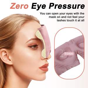 Heenlong หน้ากากปิดตาผ้าไหมหม่อนกำหนดเอง3D ลึกรูปร่างนอนทำจากผ้าไหมธรรมชาติบริสุทธิ์19มม. สำหรับผู้หญิงของขวัญ - Product Image 5