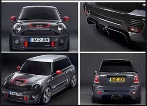 Kit de pièces de rechange, pare-chocs avant arrière avec jupe latérale, pour <span class=keywords><strong>MINI</strong></span> R56 2007 — 2013 modification, modèle <span class=keywords><strong>JCW</strong></span> pour R55 R56 R57 R58 R59 - Product Image 5