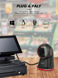 Lecteur de codes-barres de bureau Syble XB-8608, mains libres, 2D omnidirectionnel, lecteur de codes QR - Product Image 3