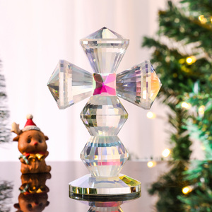 Cruz Decorativa de Cristal de 5.3 Pulgadas, Adornos de Cristal para Mesa, Estante o Escritorio, Cruces para Decoración del Hogar - Product Image 5