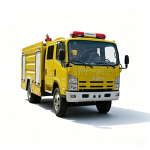 Camiones de Bomberos Isuzu ELF de 4cbm, Tipo de Tracción 4x2, 6 Ruedas, Vehículo Contra Incendios de Agua y Espuma para Uso Urbano - Product Image 1