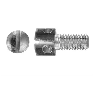 DIN404 Carbon Steel 304 316 Stainless Steel Slotted Capstan Screw With Hole In Head