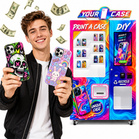 Distributeur automatique de coques de téléphone DIY pour kiosque commercial en centre commercial, fonctionnement en libre-service