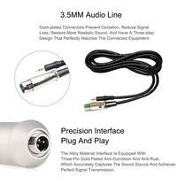 GAM-V87 Bonne Vente Condenseur Diffusion En Direct Microphone Pour En Gros