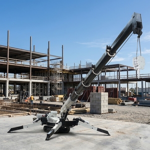 Grúa Araña Hidráulica Diésel de Alta Calidad, Grúa Araña Compacta sobre Orugas para Mantenimiento de Almacenes y Edificios Altos - Product Image 1