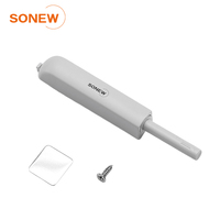 SONEW Loquet tactile miniature pour armoire, système d'amortissement à rebond, amortisseur magnétique, loquet à ressort de type crochet, ouverture par poussée pour armoire et placard