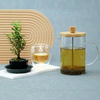 French Press Kopi Borosilikat Berkualitas Tinggi Harga Grosir Murah 350ml Pembuat Kopi French Press