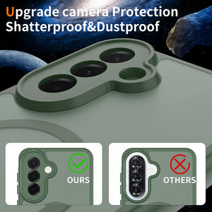 Coque de téléphone avec protection complète de l'objectif de l'appareil photo avec aimant pour <span class=keywords><strong>Samsung</strong></span> Galaxy A37 A36 A56 A07 A17 A06 A16 A15, coque antichoc - Product Image 2