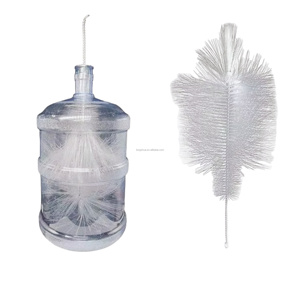 TDF-Cepillo para fregar botellas de 5 galones, <span class=keywords><strong>dispensador</strong></span> de <span class=keywords><strong>agua</strong></span>, cepillo de limpieza de botellas, cubo giratorio de nailon puro, cepillo de limpieza - Product Image 1