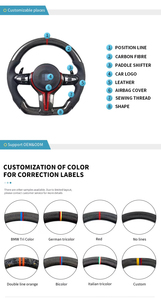Volant <span class=keywords><strong>sport</strong></span> en forme de D pour VW <span class=keywords><strong>Golf</strong></span> GTI, en Alcantara avec surpiqûres rouges, kit de modification automobile, vente en gros à l'étranger - Product Image 5