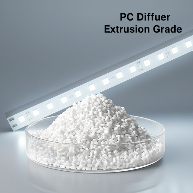 Transparent Polycarbonate Pellet UV Resistance and Frame Retardant UL94 V-0 Injection/extrusion Grade for LED