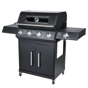 Horno de Gas 3 Quemadores con Mesa Auxiliar Parrillas de Barbacoa Parrilla de Gas Propano Exterior - Product Image 4