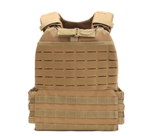 Gilet tactique porte-plaques à cadre externe réglable, léger, respirant et imperméable, capacité 20-36L, en Nylon et Polyester