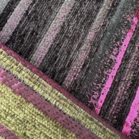 Tissu d'ameublement jacquard chenille 100% polyester de haute qualité, 290 g/m², toucher doux, durable, texturé, résistant aux taches