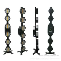Lampu LED 6 Pixel Warna-Warni Retro untuk Latar Belakang IP33 DMX512 Strobe Lampu Panggung Ruang Siaran Langsung dengan Efek Warna-Warni